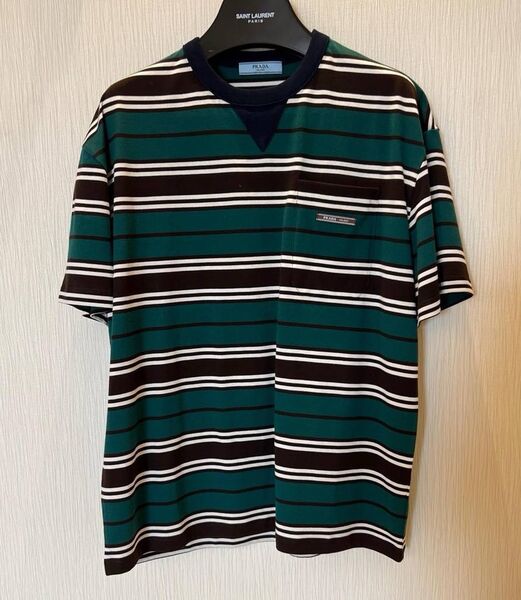 Футболка Prada женский бирюзовый 178658