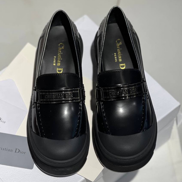 Дерби Christian Dior женский кожа черный 16291