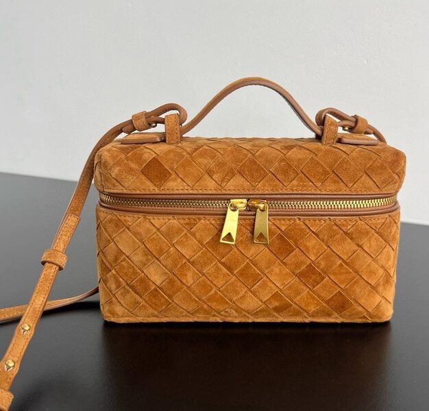 Сумка Bottega Veneta женский замша бежевый 200825