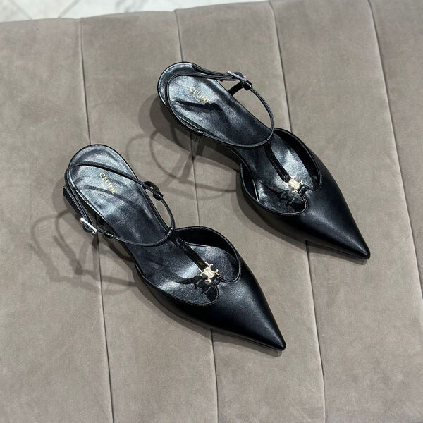 Туфли Celine женский кожа черный 104909-9