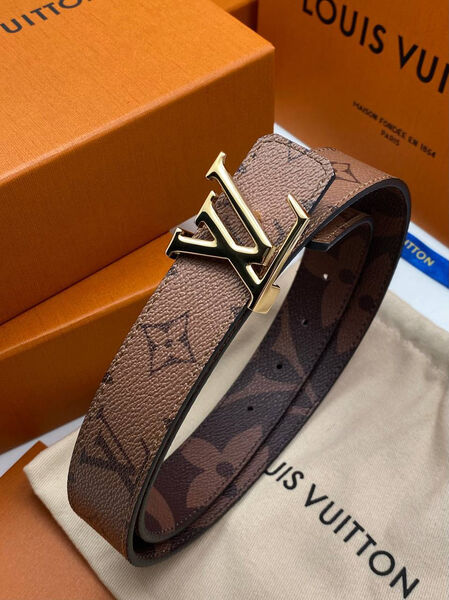 Женский ремень двухсторонний Louis Vuitton женский канва 189777-2