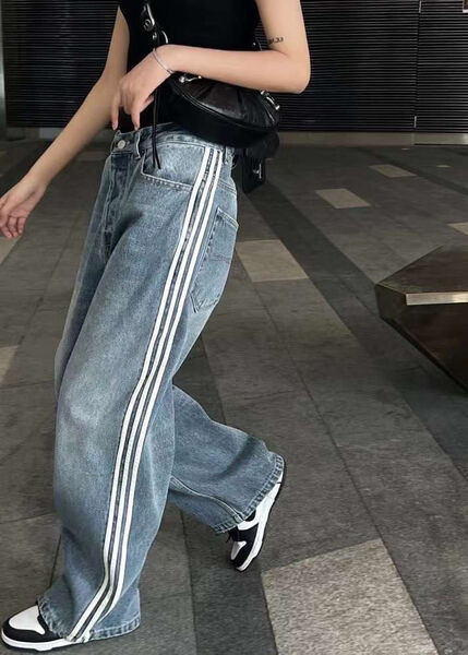 Джинсы Balenciaga женский джинса бирюзовый 101288-5