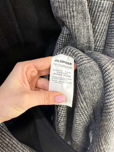 Пальто Jil Sander женский графитовый 128848-4