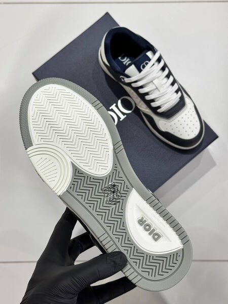 Мужские кроссовки Christian Dior мужской кожа белый 185018-5
