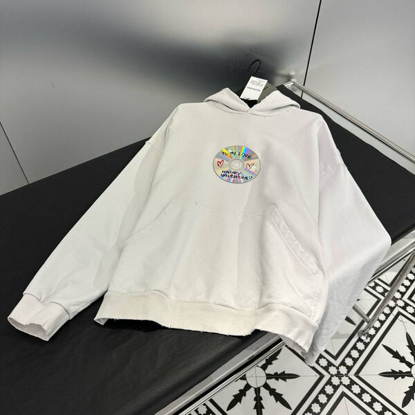 Худи Balenciaga женский белый 141324-3