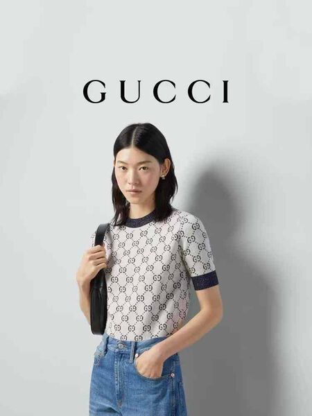 Кофта Gucci женский трикотаж графитовый 169249-2
