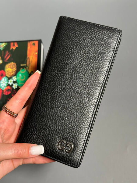 Мужской портмоне Gucci мужской черный 154021-3