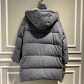 Пуховик Brunello Cucinelli женский графитовый 62268-4