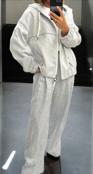 Костюм Brunello Cucinelli женский графитовый 194286