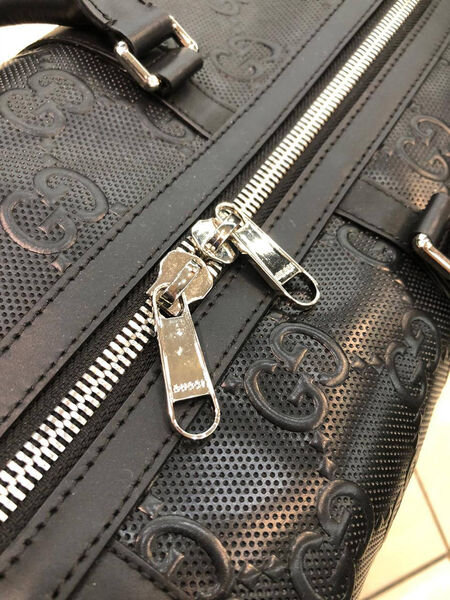 Дорожная сумка Gucci мужской кожа черный 19159-13