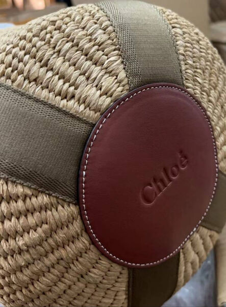 Сумка Chloé женский солома бежевый 145974-4