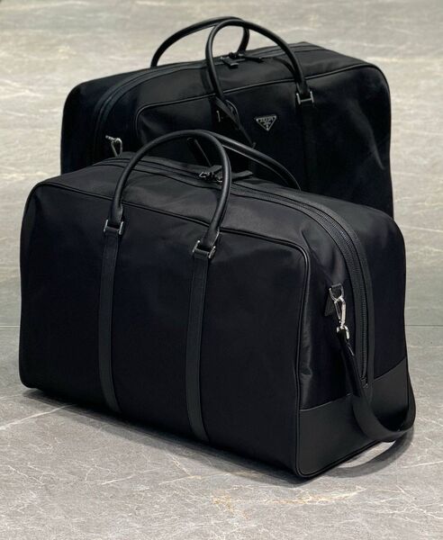 Дорожная сумка Prada мужской кожа черный 108325-5
