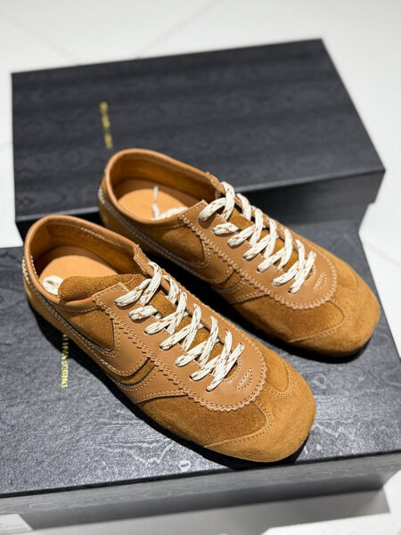Кеды Dries Van Noten женский замша бежевый 183637