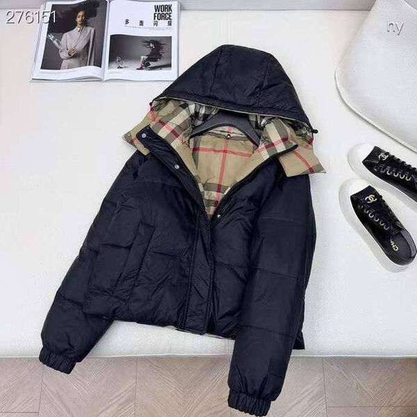 Пуховик двухсторонний Burberry женский бежевый 162114-2