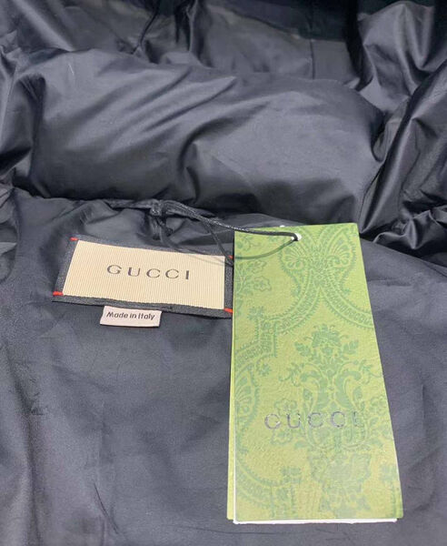 Мужской пуховик Gucci мужской черный 167338-9