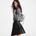 Юбка Louis Vuitton женский кожа черный 125061-2