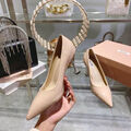 Туфли Miu Miu женский кожа бежевый 106927-9