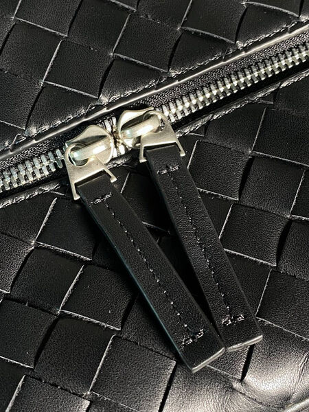 Мужской портфель Bottega Veneta мужской кожа черный 167087-4