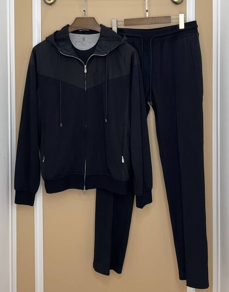 Мужской костюм Brunello Cucinelli мужской черный 130842