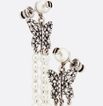 Серьги Dior графитовый 175830-2
