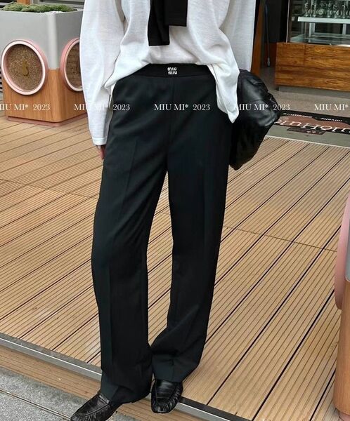Брюки Miu Miu женский черный 127370
