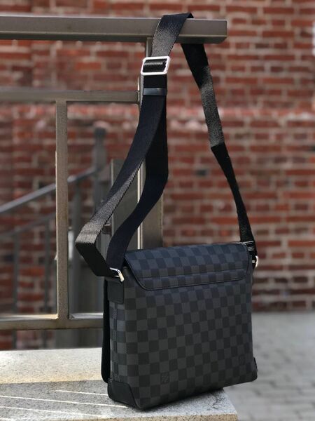 Мужская сумка мессенджер Louis Vuitton мужской канва синий 42933-3