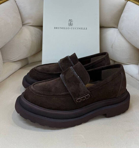 Лоферы Brunello Cucinelli женский замша 175314-4