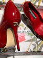 Туфли Dolce&Gabbana женский кожа бордовый 138800-2