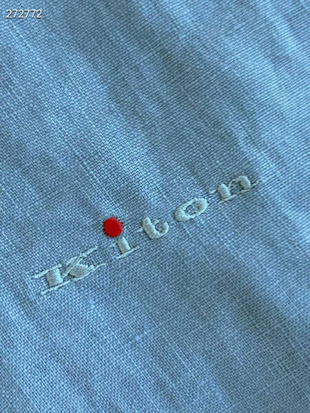 Мужская рубашка Kiton мужской бирюзовый 190586-4