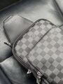 Мужская сумка слинг Louis Vuitton мужской кожа черный 96812-6