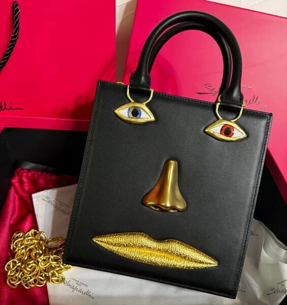 Сумка Schiaparelli женский кожа черный 174273