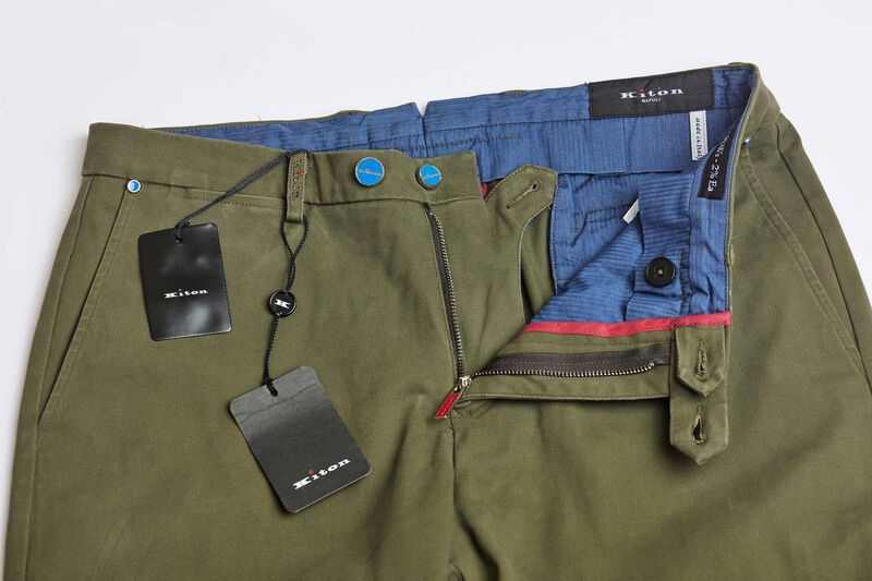 Мужские джинсы Kiton мужской джинса болотный 162567-3