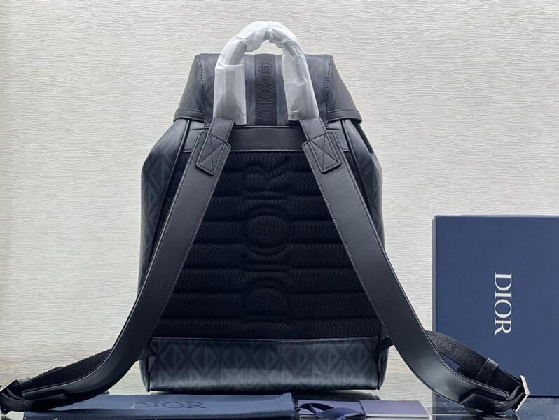 Мужской рюкзак Christian Dior мужской канва графитовый 115823-4