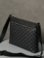 Мужская сумка мессенджер Louis Vuitton мужской кожа черный 200793-2