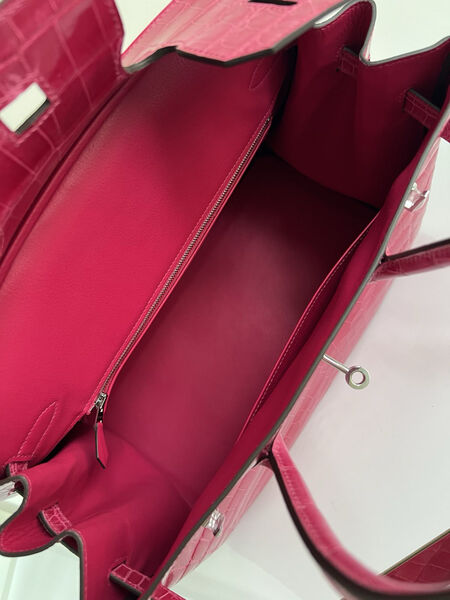 Сумка Hermès Birkin 35 женский кожа бордовый 140347-8