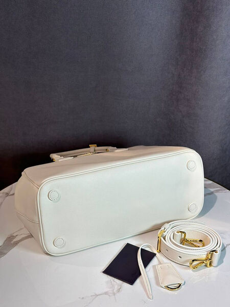 Сумка Prada женский кожа белый 158901-7