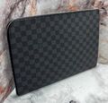 Мужская папка Louis Vuitton мужской кожа swift черный,серебристый 108109