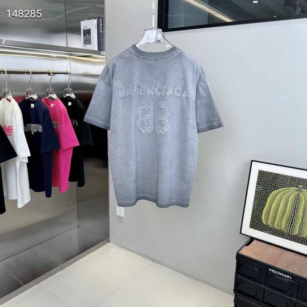 Мужская футболка Balenciaga мужской графитовый 170859-7