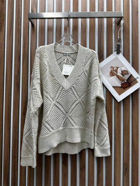 Костюм Brunello Cucinelli женский вязаная ткань графитовый 165689-9
