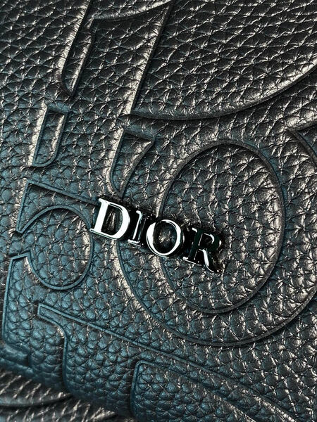 Мужской рюкзак Christian Dior мужской кожа черный 170731-8