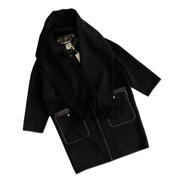 Пальто Hermès женский черный 55885-4