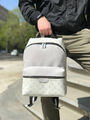 Мужской рюкзак Louis Vuitton мужской кожа белый 145919-2