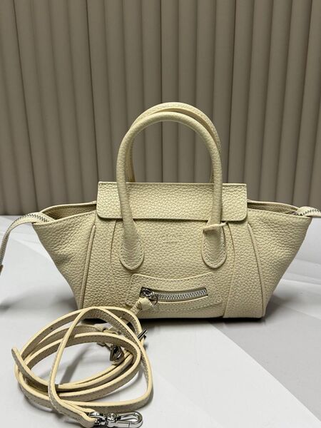 Сумка Celine женский кожа молочный q5493405-1