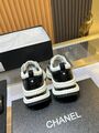 Женские кроссовки Chanel женский кожа черный a8077836-1-4