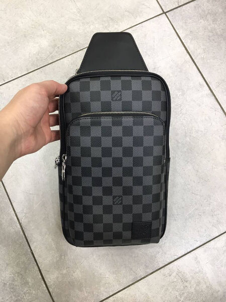 Мужская сумка слинг Louis Vuitton мужской канва черный 152763-8