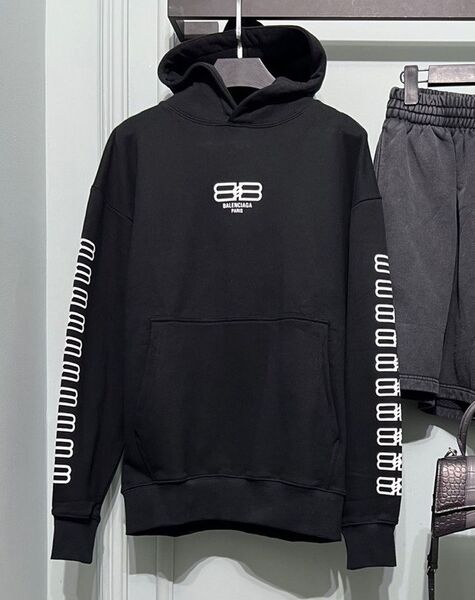 Худи Balenciaga женский черный 121215