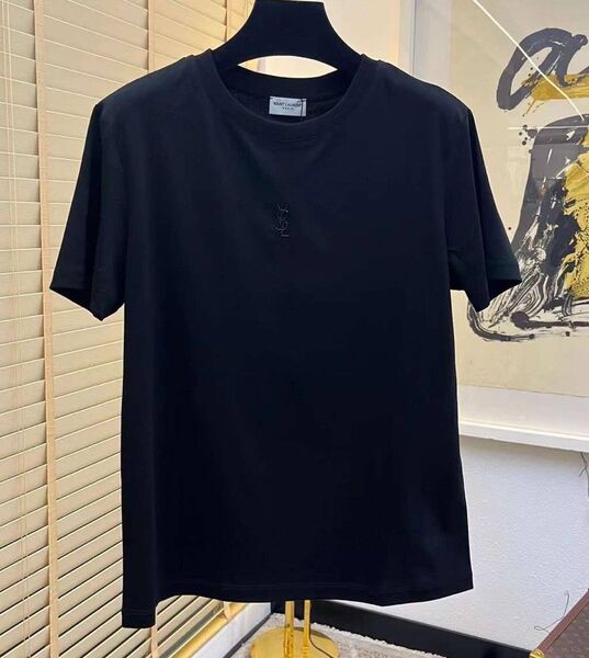 Футболка Saint Laurent женский синий 142709