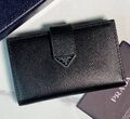 Кошелек Prada женский кожа черный 197101-1