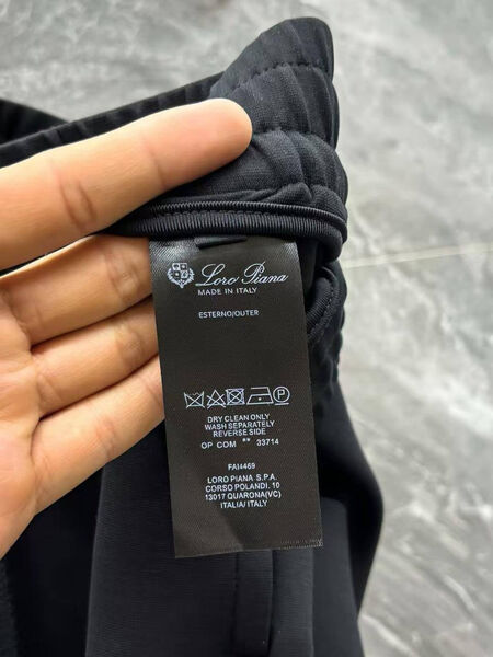 Мужские брюки Loro Piana мужской черный 179819-9