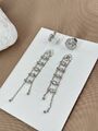 Серьги-трансформеры Chanel Camelia женский белое золото m5480502-1-7